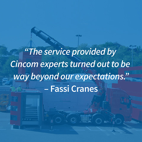 Fassi Cranes Expectations and Cincom services