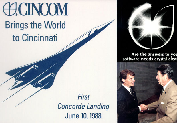 Cincom vola in concorde a Cincinnati, Giugno 1988