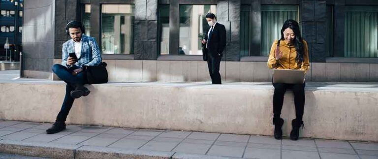 People on digital devices - Personalization in a COVID-19 World