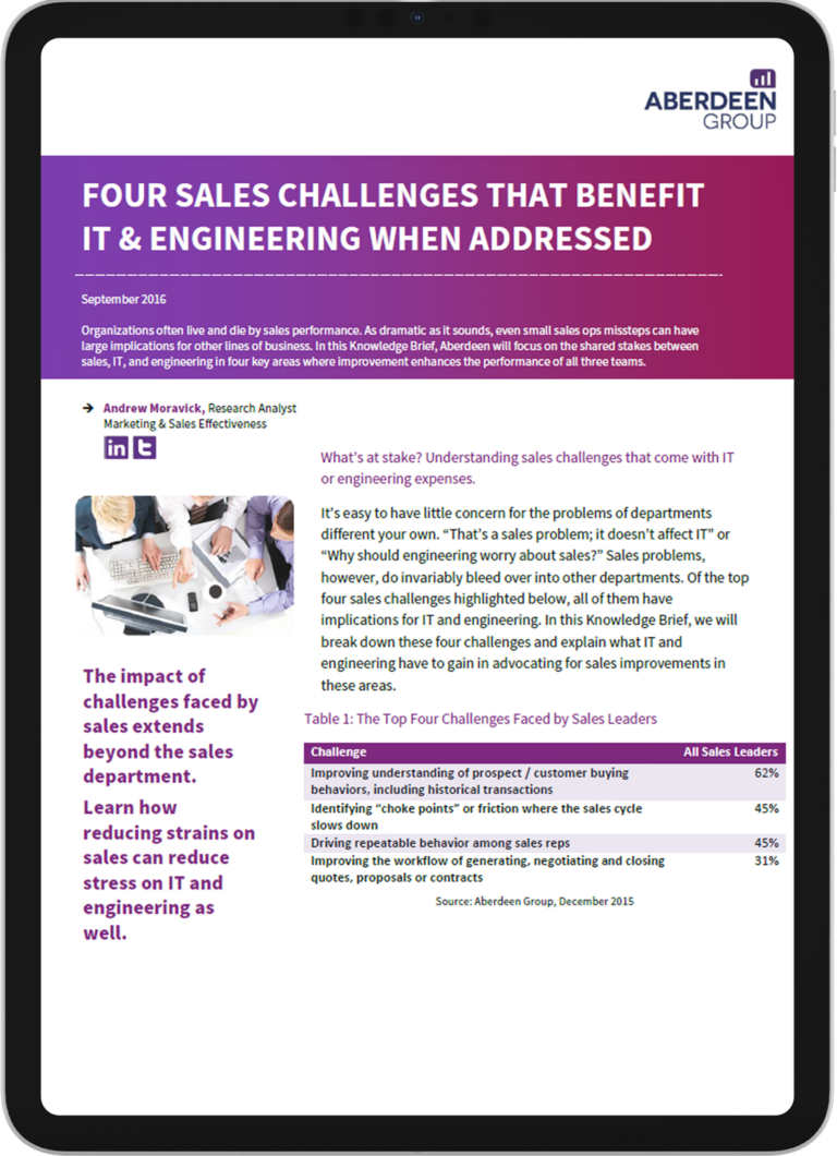 4 sales challenges IT