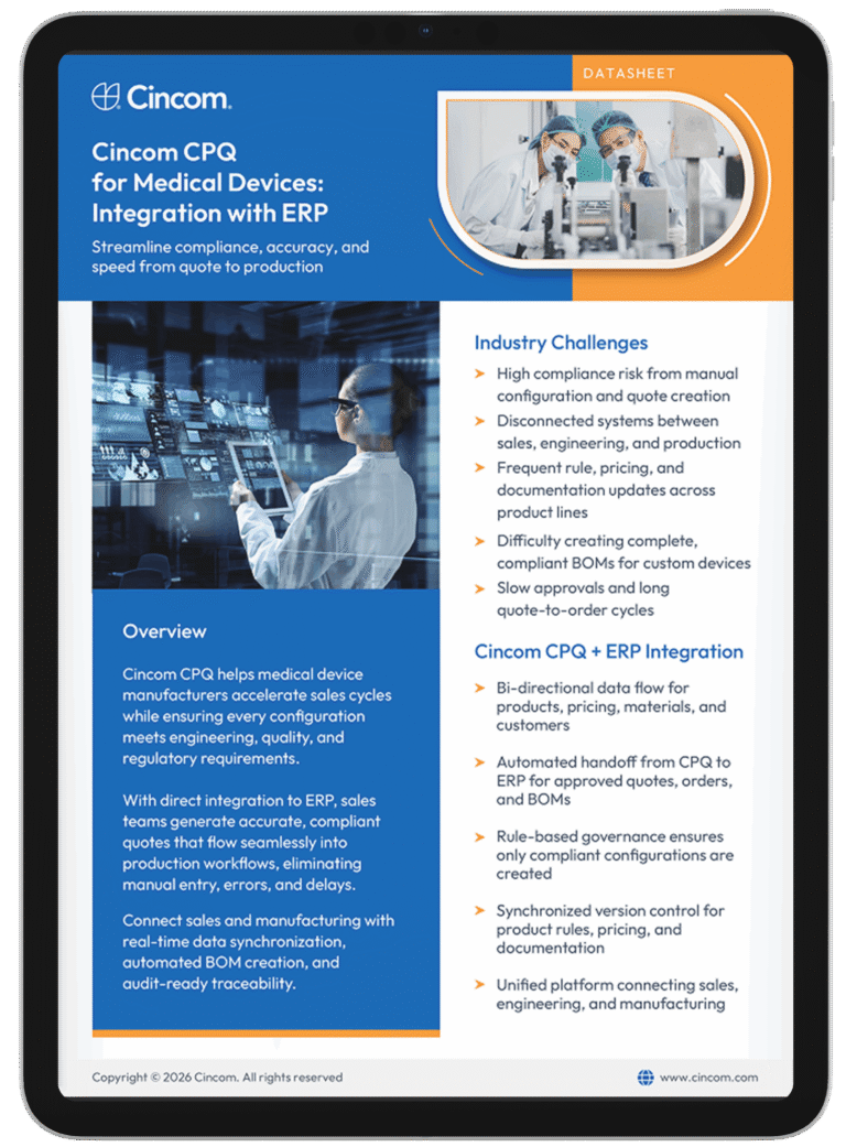 CPQ for Medical Devices