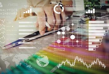 Intelligence (BI) and business analytics (BA) with key performance indicators (KPI) dashboard concept.Website designer working digital tablet and computer laptop with smart phone and digital design diagram.