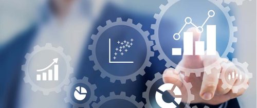 Consultant pointing to connected charts - Getting Your Money’s Worth from Your Configure-Price-Quote Solution: Business Benefits of CPQ